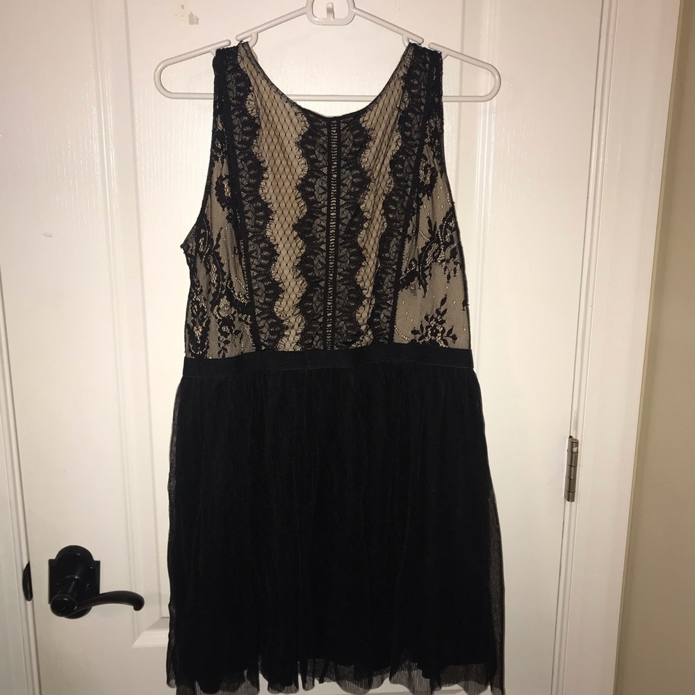 Lace and tulle dress